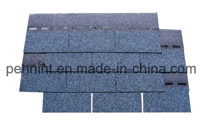 Standard 3-Tab Colorful Fiberglass Asphalt Shingles Roofing Material