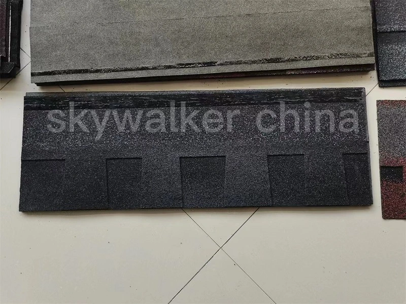 Full Self-Adhesive on The Back High Quality Mosaic Type Quadrilateral Asphalt Shingles